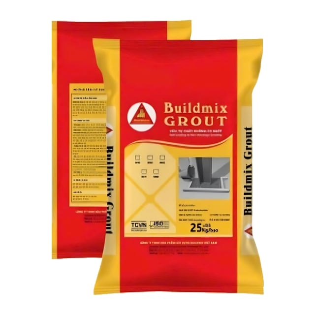 Buildmix Grout M40 / M60 / M80 – Vữa rót tự chảy không co ngót gốc xi măng