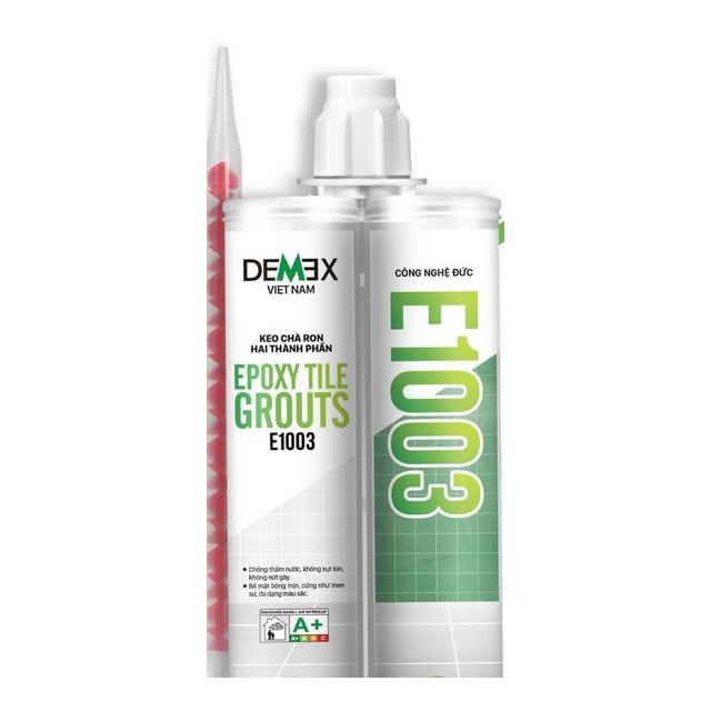 Demex Epoxy Tile Grouts E1003 – Keo chà ron epoxy hai thành phần, bề mặt bóng