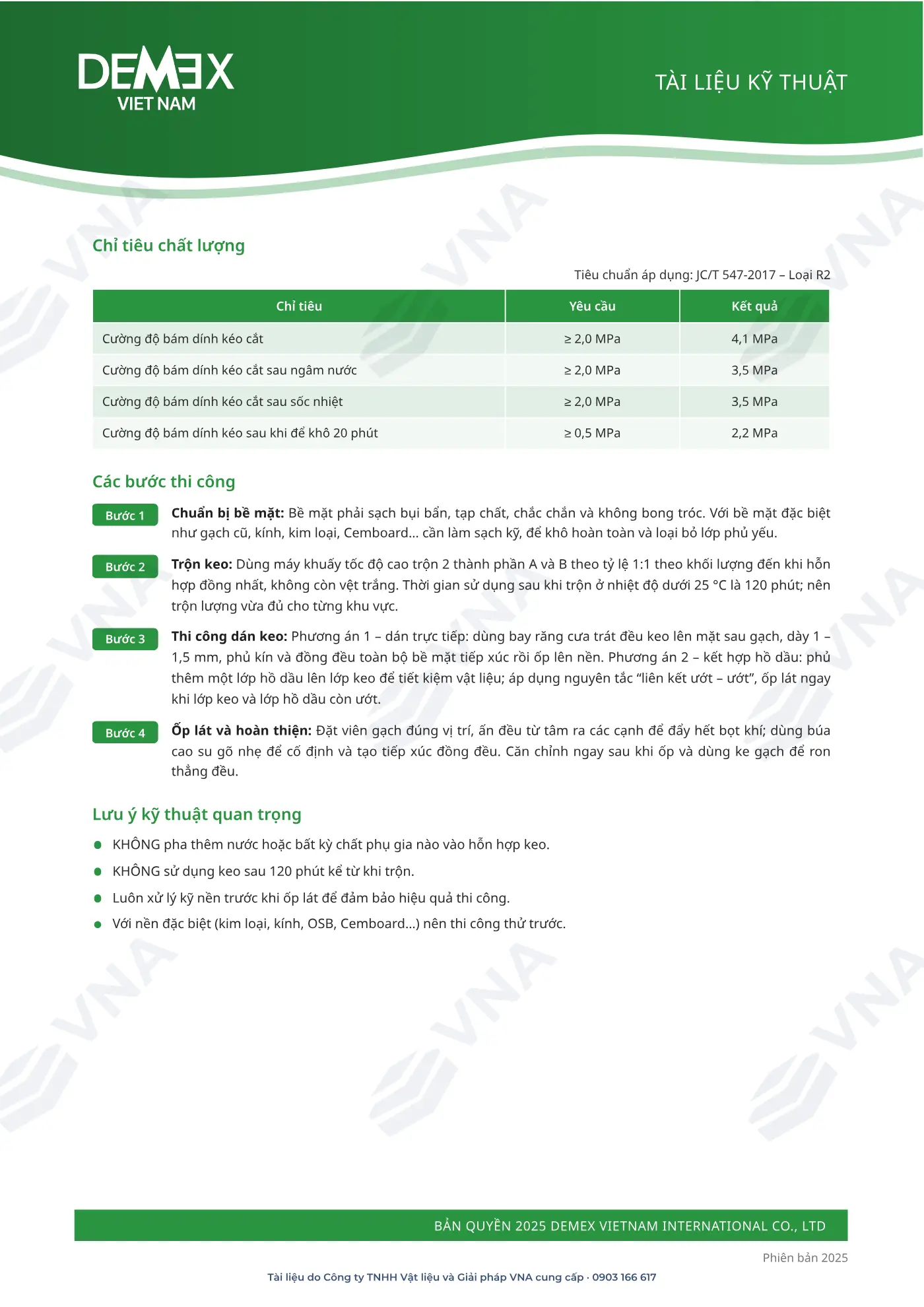 Hồ sơ kỹ thuật Demex R600 – trang 3