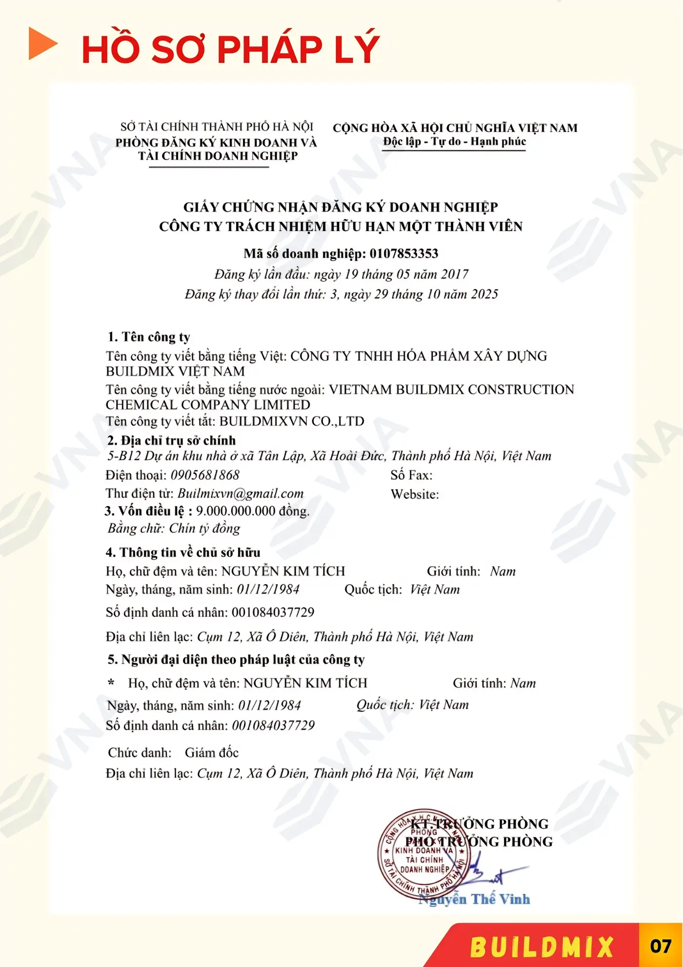Buildmix – Company profile – page 7