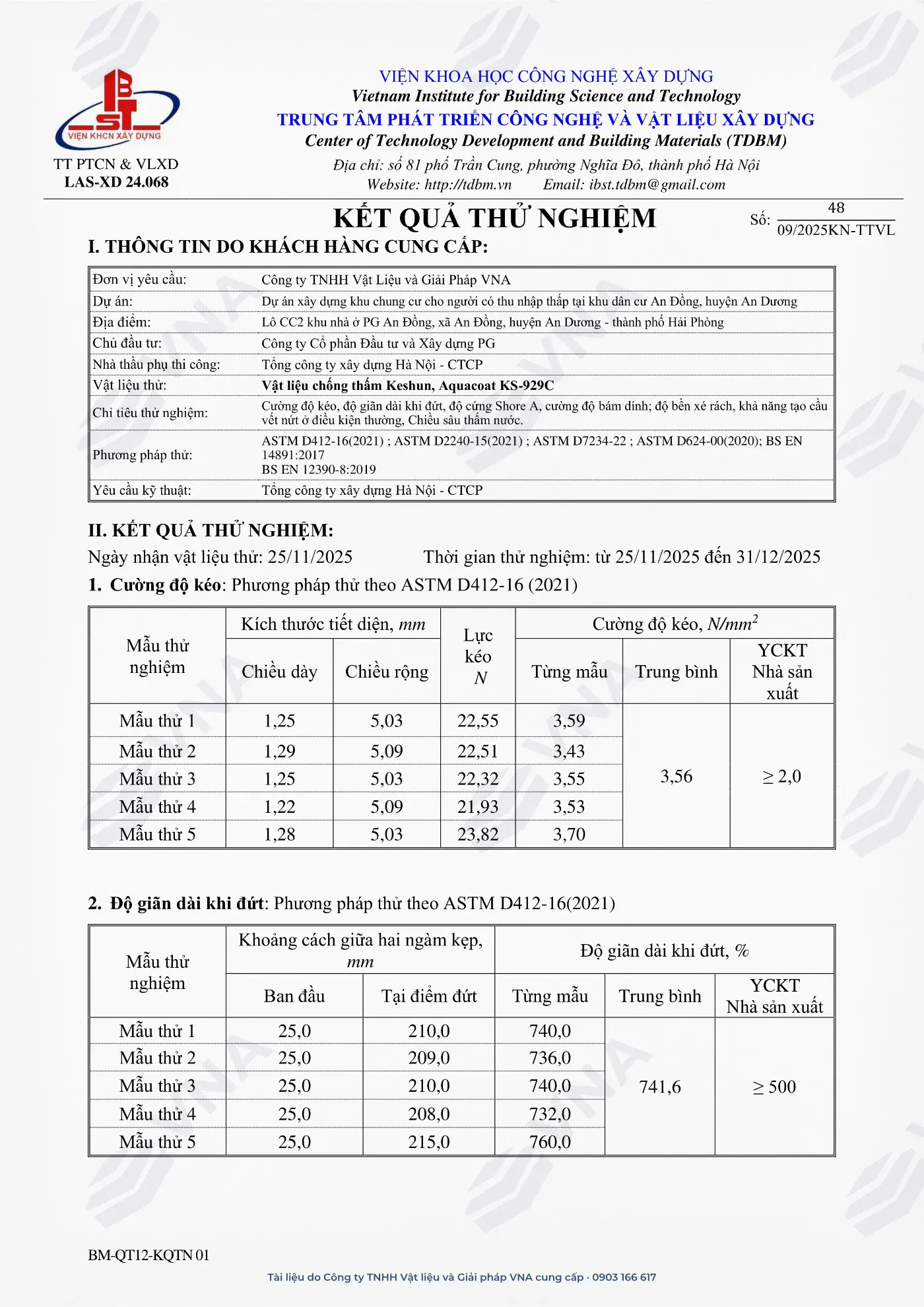Keshun Aquacoat KS-929C technical dossier – page 8
