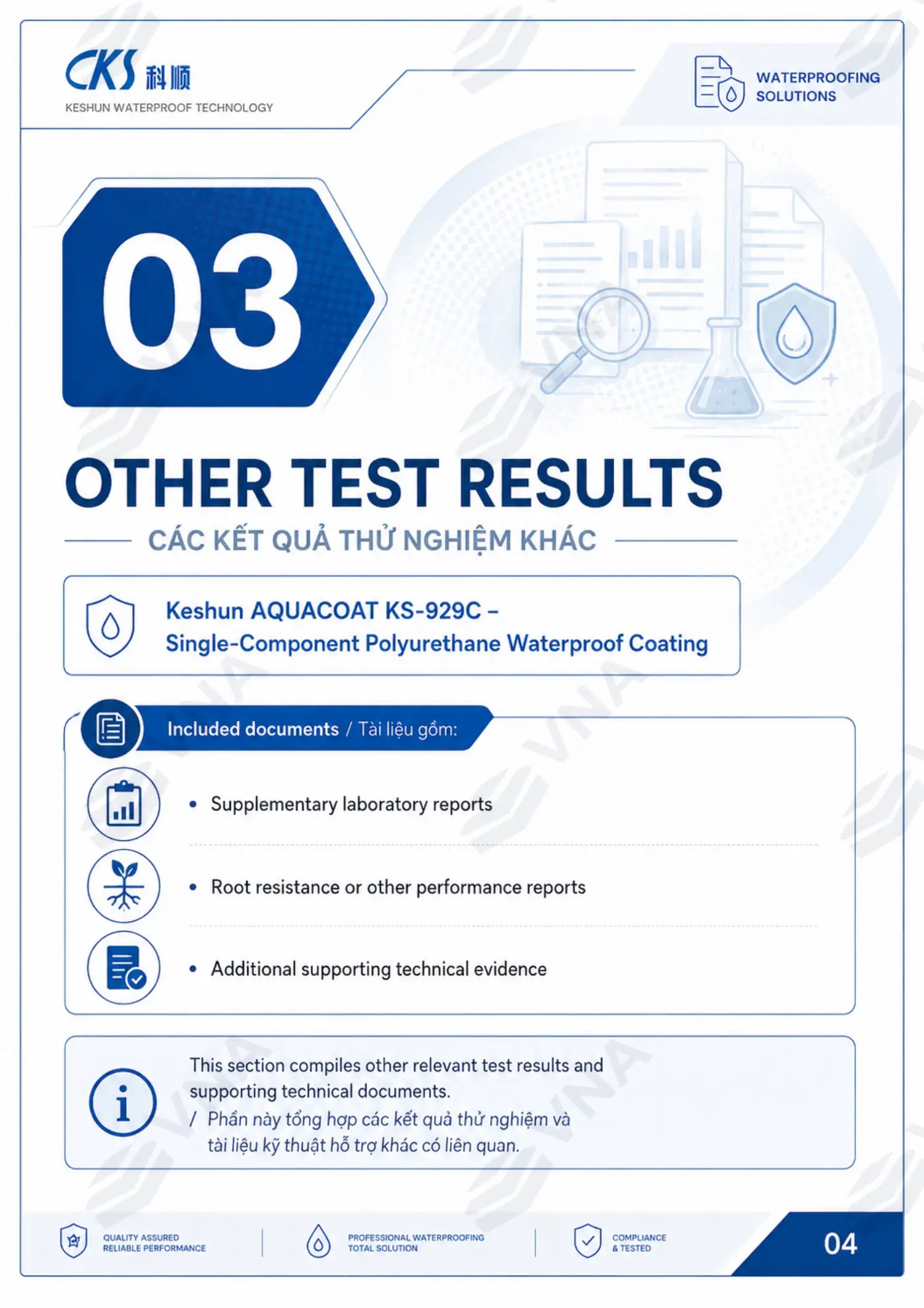 Keshun Aquacoat KS-929C technical dossier – page 10