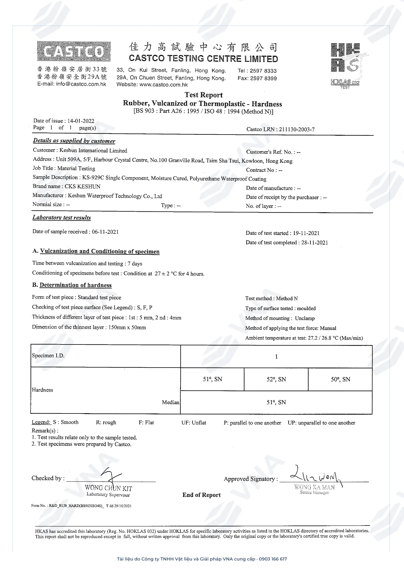 Keshun Aquacoat KS-929C technical dossier – page 18