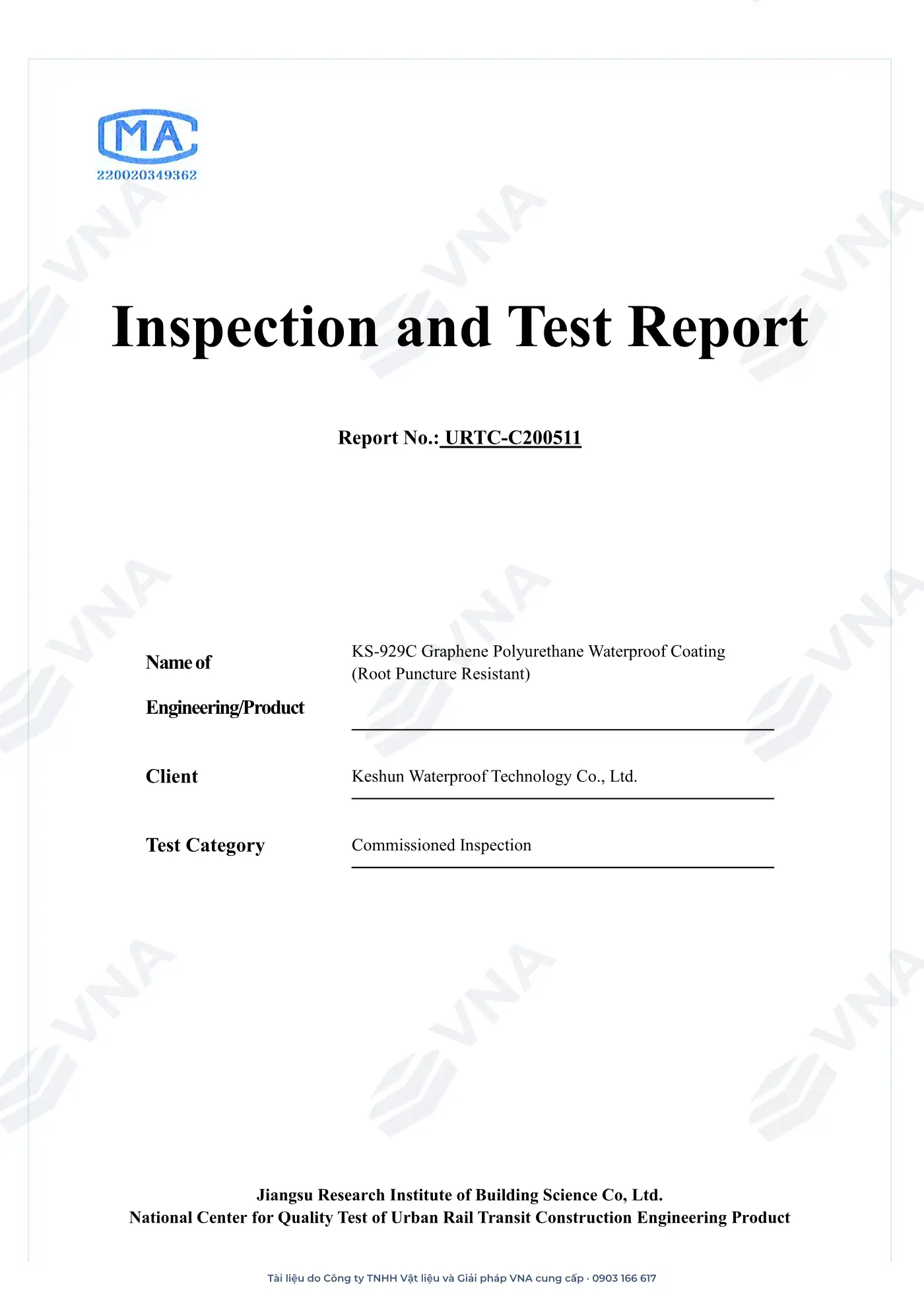 Keshun Aquacoat KS-929C technical dossier – page 21
