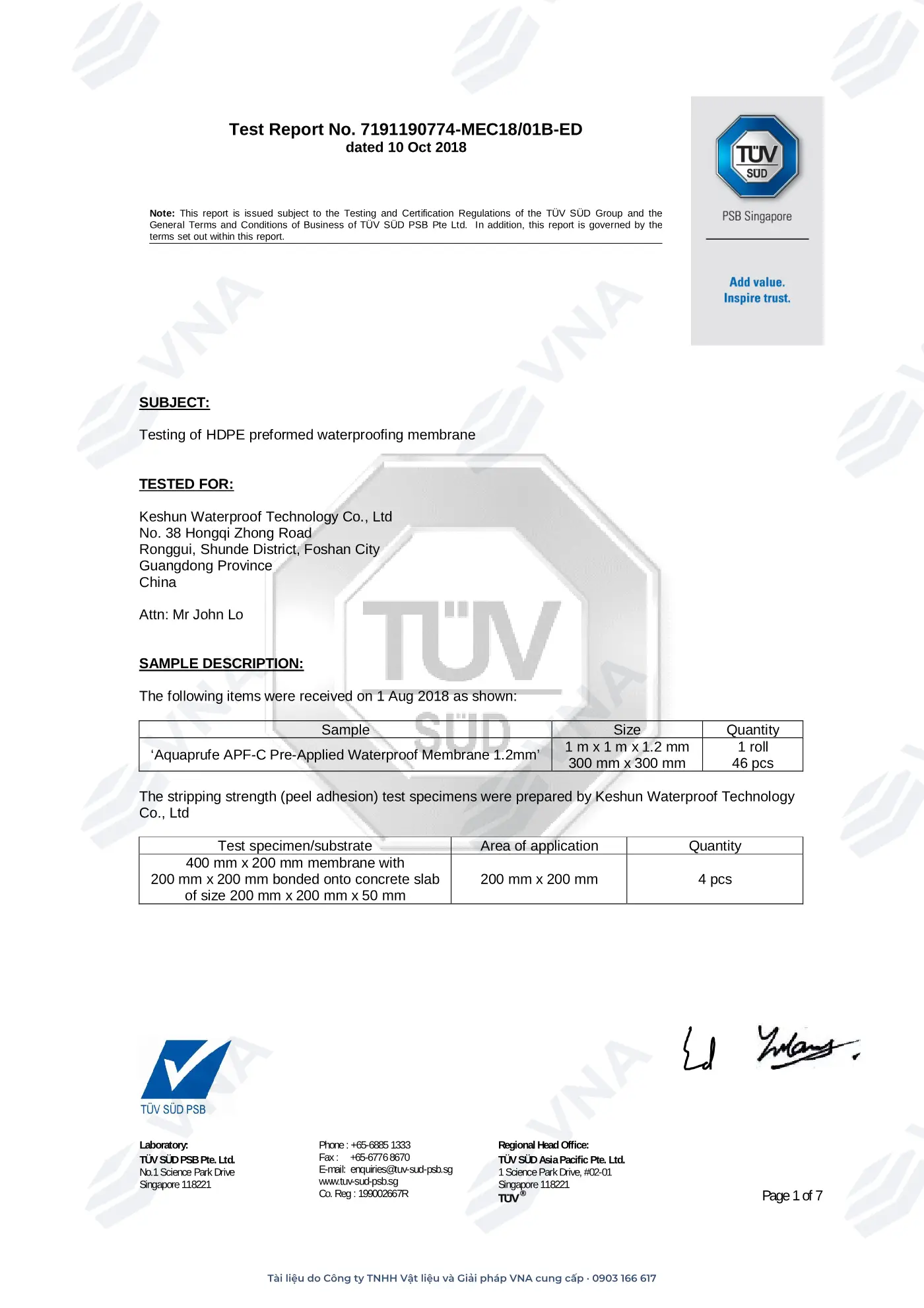 Hồ sơ kỹ thuật Keshun Aquaprufe APF-C – trang 14