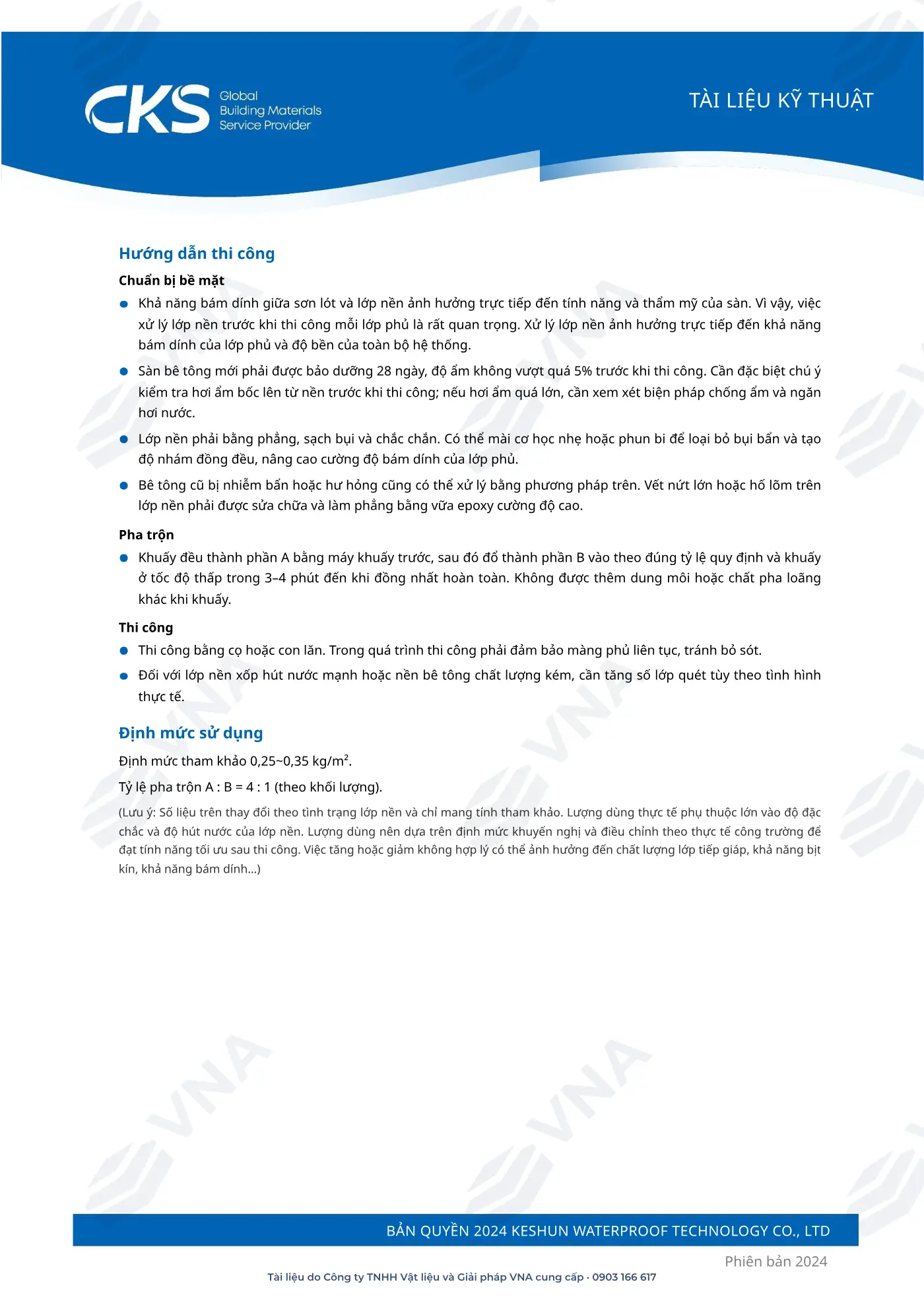 Hồ sơ kỹ thuật Keshun FL1101 – trang 6
